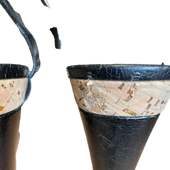 Prada Black and Cork Wedge Sandals Size 40 - Picture 8 of 9